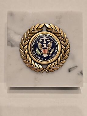 Vintage Supreme Court Historical Society paper weight
